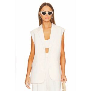 Shona Joy Irena Sleeveless Tailored Blazer Vest 10